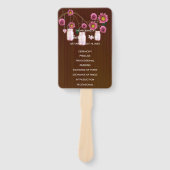 ダークピ素朴ンクフローラメイスンジャーズ結婚ズ ハンドファン (正面)