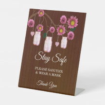 ダークピ素朴ンクフローラメイスン結婚ジャーの安全性