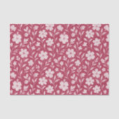 ダークピ離れンクの高級フローラアートパターン 薄葉紙 (正面)