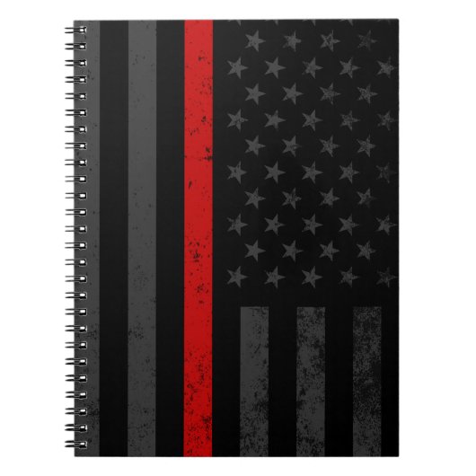 ダークファイア動揺してファイター国旗のノートブック ノートブック (正面)