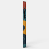 ダークファンキーカラーアモルファス形状アートパターン Case-Mate iPhoneケース (裏面/左)