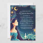 ダークファンスタープロムスタースターリーナイトスカイクイーンセアニエラ 招待状 (正面)