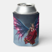 ダークファンタジーの妖精の女王 蝶の羽根 缶クーラー (缶裏面)