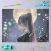 ダークファンタジーの少女 / 美意識 薄葉紙 (クラフト)