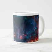 ダークファンタジーの森の芸術コーヒーカップ ジャンボコーヒーマグカップ (正面右)