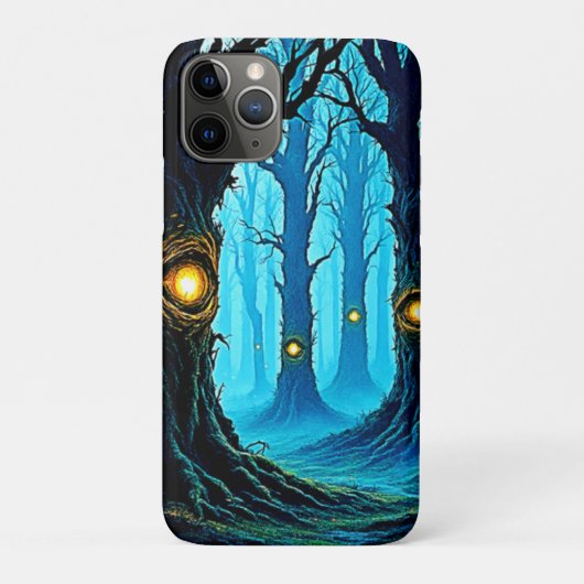ダークファンタジーの目玉の森デザイン Case-Mate iPhoneケース (裏)