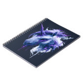 ダークファンタジーギャラクシーユニコーンノート ノートブック (左側)