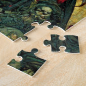 ダークファンタジーゴシックスカル女性 ジグソーパズル (側面)