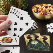 ダークファンタジーゴシックスカル女性 トランプ (インサイチュ)