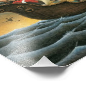 ダークファンタジーサンタパイレーツキャンバスアート フォトプリント            (角)