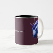ダークファンタジーユニコーン コーヒーマグ ツートーンマグカップ (正面右)