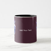 ダークファンタジーユニコーン コーヒーマグ ツートーンマグカップ (中央)