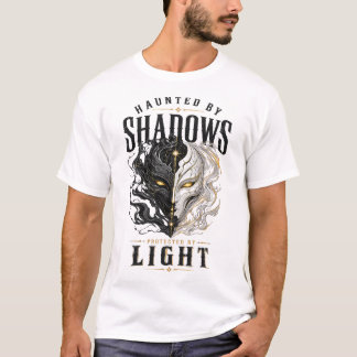 ダークファンタジー シャドウアンドライト グラフィック Tシャツ