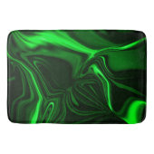 ダークファンドでグリーンニッケルめっきされた曲線と折り目。 バスマット (正面)