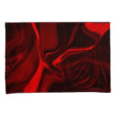 ダークファンドに刻まれたカーブと折り畳み 枕カバー (正面右)