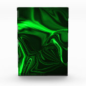 ダークファンドのグリーンニッケルめっき曲線と折り曲げ フォトブロック (正面)