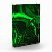 ダークファンドのグリーンニッケルめっき曲線と折り曲げ フォトブロック (左)