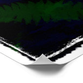 ダークフィッシュ池の明るい黄金のコイ ポスター (角)