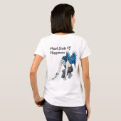 ダークフェアリーガーデニングファンタジーアートシャツ Tシャツ (裏面フル)