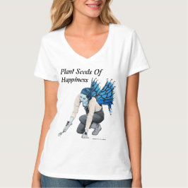 ダークフェアリーガーデンガーデナーアートシャツ Tシャツ