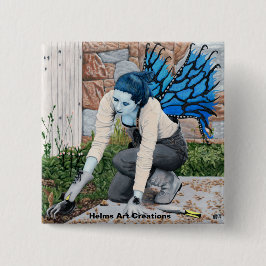 ダークフェアリーガーデンガーデナーアートボタン 缶バッジ