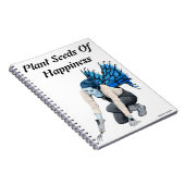 ダークフェアリーガーデンガーデニングファンタジーアートノート ノートブック (右側)