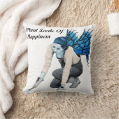 ダークフェアリーガーデンファンタジーアート装飾用クッション クッション (ブランケット)