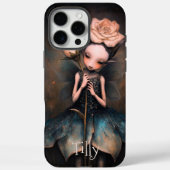 ダークフェアリーコアローズのカスタマイズファンタジーアート Case-Mate iPhoneケース (裏面)