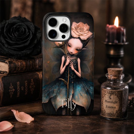 ダークフェアリーコアローズのカスタマイズファンタジーアート Case-Mate iPhoneケース