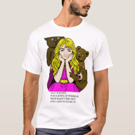 ダークフェアリーテイル ゴールディロックスと三匹の熊 Tシャツ