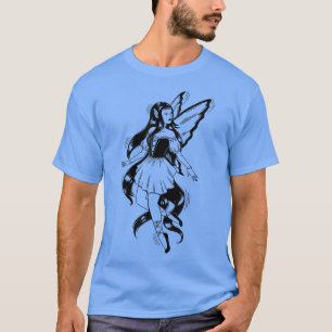ダークフェアリー妖精魔法マジカルフライウィング Tシャツ
