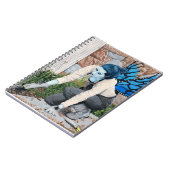 ダークフェアリー庭師ファンタジーアートスパイラルノート ノートブック (左側)