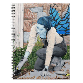 ダークフェアリー庭師ファンタジーアートスパイラルノート ノートブック