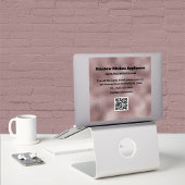 ダークフェイクピンク金属 シール