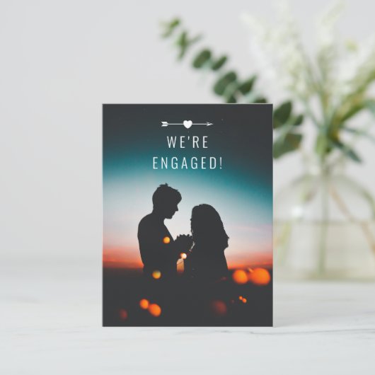 ダークフォト | 結婚発表 | ポストカード (スタンド正面)