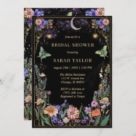 ダークフォレストのブライダルシャワーへの招待 招待状