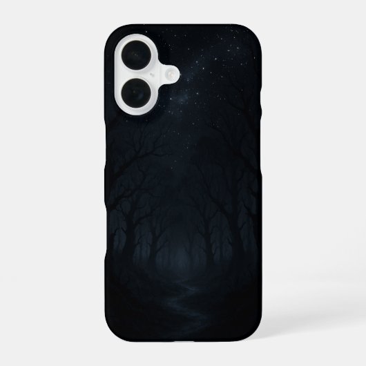 ダークフォレストの夜空 iPhone 16ケース (裏面)