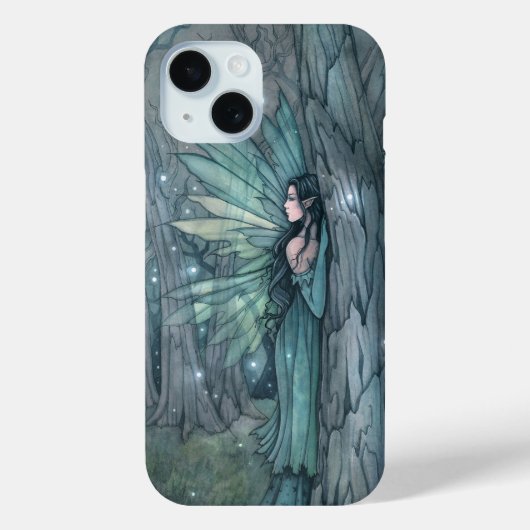 ダークフォレストの妖精 ファンタジー神秘的なアート Case-Mate iPhoneケース (裏面)