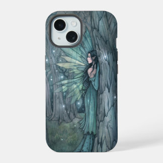 ダークフォレストの妖精 ファンタジー神秘的なアート iPhone 15ケース