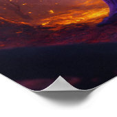 ダークフォレストの紫のカオスの魔女 ポスター (角)