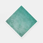 ダークフォレストの緑の水の色テクスチャ スタンダードランチョンナプキン (角)