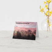 ダークフォレストの誕生日 カード (黄色い花)