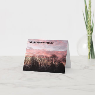 ダークフォレストの誕生日 カード