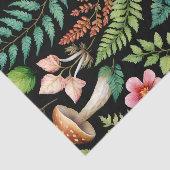 ダークフォレストキノコの木地模様 薄葉紙 (詳細)