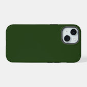 ダークフォレストグリーン iPhone 15 ケース (裏面横)