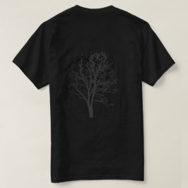 ダークフォレストミニマリストツリーTシャツ Tシャツ