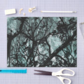 ダークフォレストランドスケープイラストレーション 薄葉紙 (クラフト)