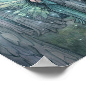 ダークフォレスト妖精の神秘的なファンタジーアート ポスター (角)