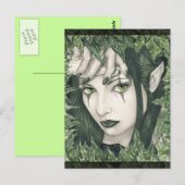 ダークフォレスト葉書の妖精 ポストカード (正面/裏面)