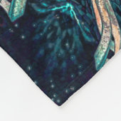 ダークフラクタルエレガンス フリースブランケット (角)